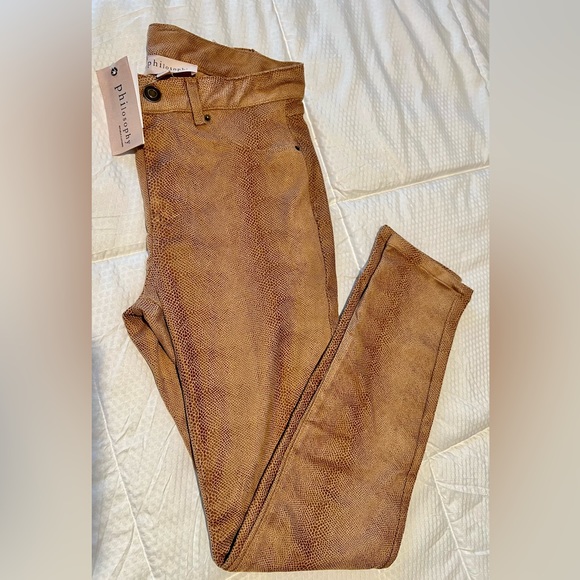 Philosophy Pants - NWT! Philosophy Faux Leather Pants